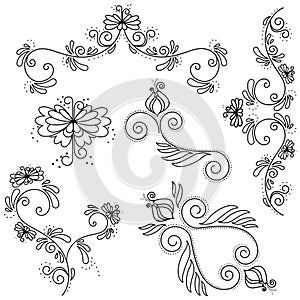 Floral design elements