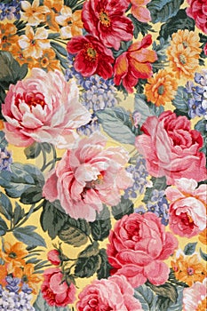 Floral Fabric 01