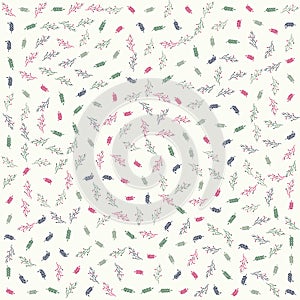 Floral Flower Pattern background design vector