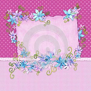 Floral frame