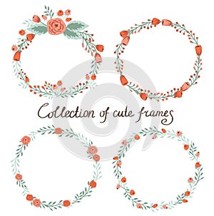 Floral Frame Collection.