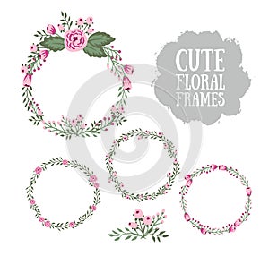 Floral Frame Collection.