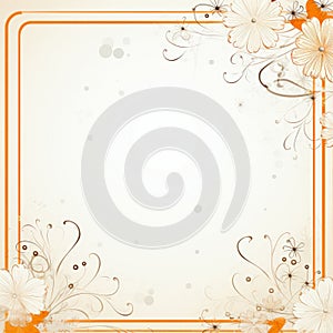 floral frame vector price 1 credit usd 1