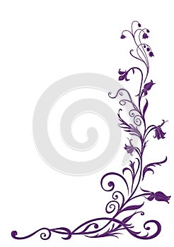 Floral funky background
