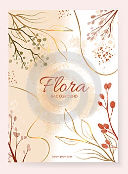 Floral greeting cards