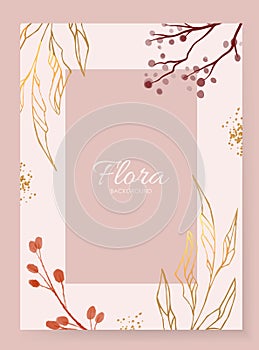 Floral greeting cards