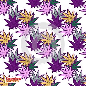 Floral groovie pattern