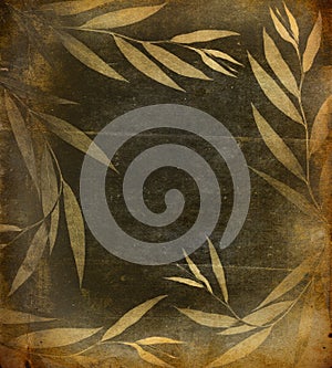 Floral grunge background