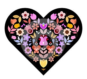 Floral Heart Design