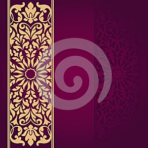 Floral Indian pattern.