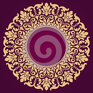 Floral Indian pattern.