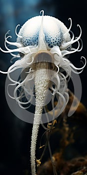 Floral Jellyfish: A Stunning Petzval 85mm F22 Inspired Uhd Image