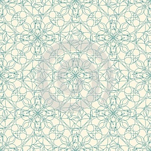 Floral lattice in art nuvo