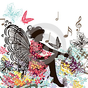 Hudba víla motýle 
