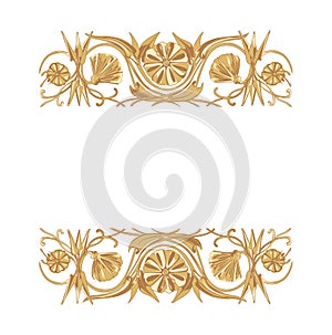 Floral ornament background