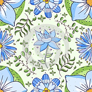Floral pattern background Decorative wallpapaer Vector