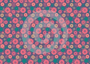Floral pattern background for use as wallpaper