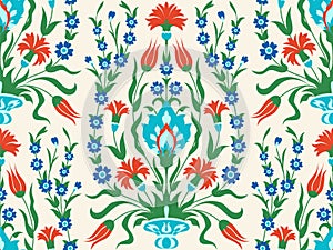 Floral pattern in eastern style