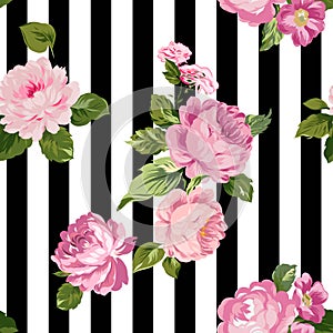 Floral pattern. Fashion vector background