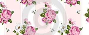 Floral pattern. Fashion vector background