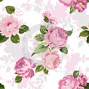 Floral pattern. Fashion vector background