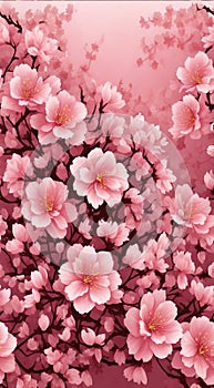 floral pattern, floral background, pattern with flowers, abstract flowers background