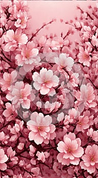 floral pattern, floral background, pattern with flowers, abstract flowers background