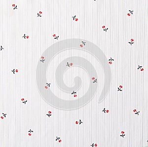 Floral Pattern, Flower Background on Cloth