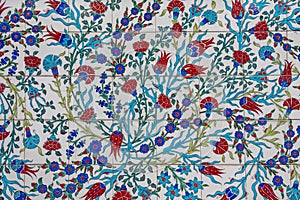 Floral Pattern Turkish Tile / Turkish tiles photo