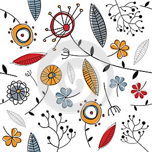 Floral pattern vector