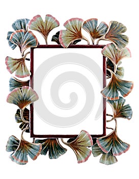 Floral photo frame