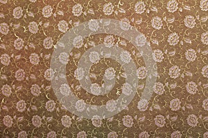 Floral print handmade art paper