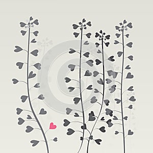 Floral romantic background