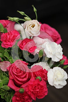 Floral rose and carnation bouquet 1513