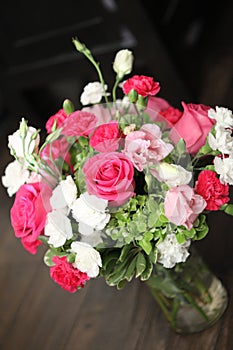 Floral rose and carnation bouquet 1577