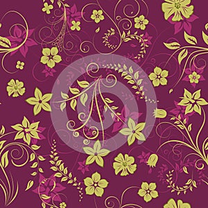 Floral seamless background