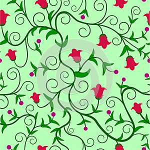 Floral seamless backgroung