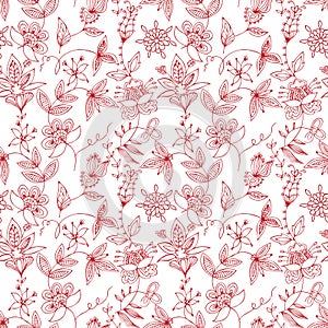 Floral seamless pattern