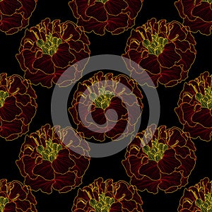 Floral seamless pattern