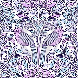 Floral seamless pattern.