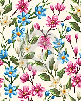 Floral seamless pattern