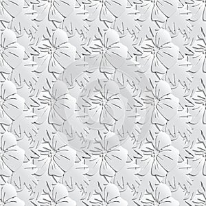 Floral Seamless Pattern Background.