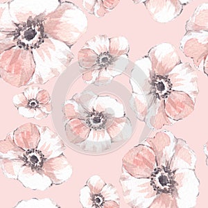 Floral seamless pattern with delicate flowers 1