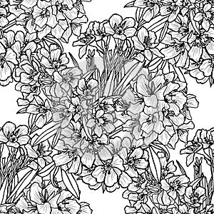 Floral seamless pattern photo