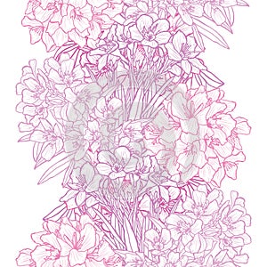 Floral seamless pattern photo