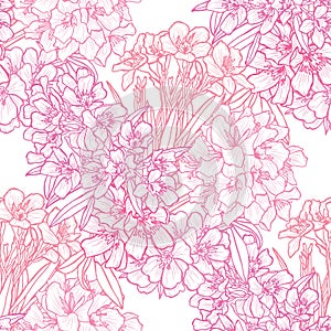 Floral seamless pattern photo