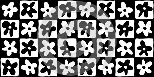 Floral seamless pattern illustration
