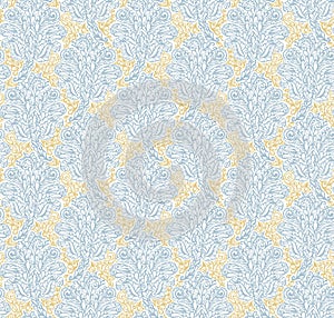 Floral seamless pattern in renaissance style