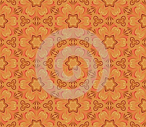 Floral seamless pattern in the Russian style.