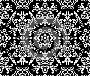 Floral seamless pattern in the style of baroque.